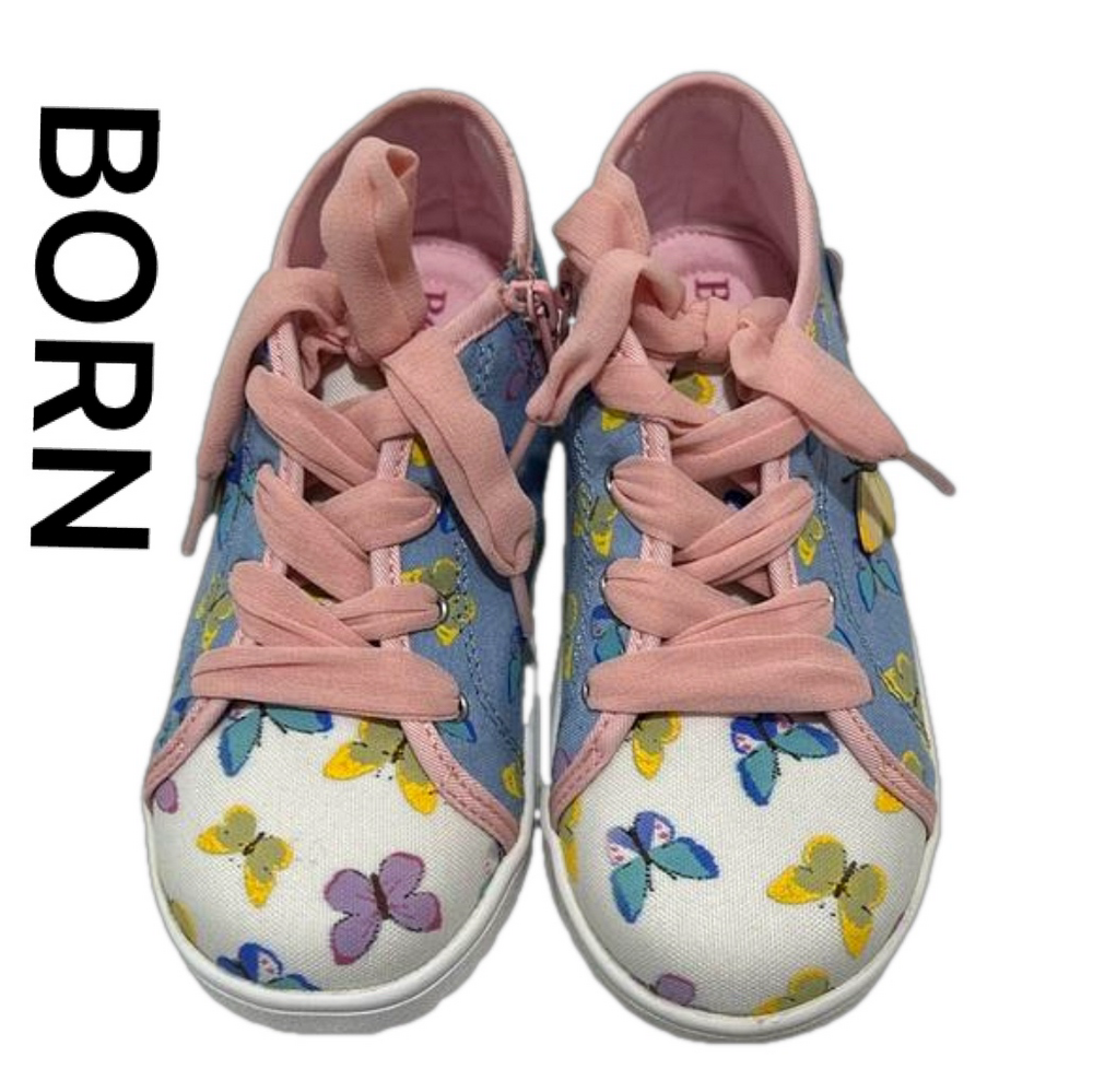 Born butterfly shoes NWT size 10 light blue color..